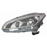 Halogen Scheinwerfer Frontscheinwerfer Rechts H7 Schwarz FüR Peugeot 208