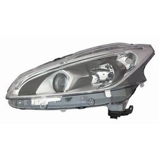 Halogen Scheinwerfer Frontscheinwerfer rechts H7 schwarz für Peugeot 208