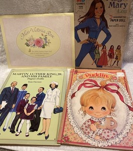 Vintage Lot Paper Dolls 1970’s-90’s Puddin MLKJ Mary Victorian  All New 