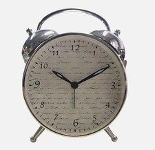 TCM Tchibo Glockenwecker verchromtes Gehäuse mit digitalem Weckton