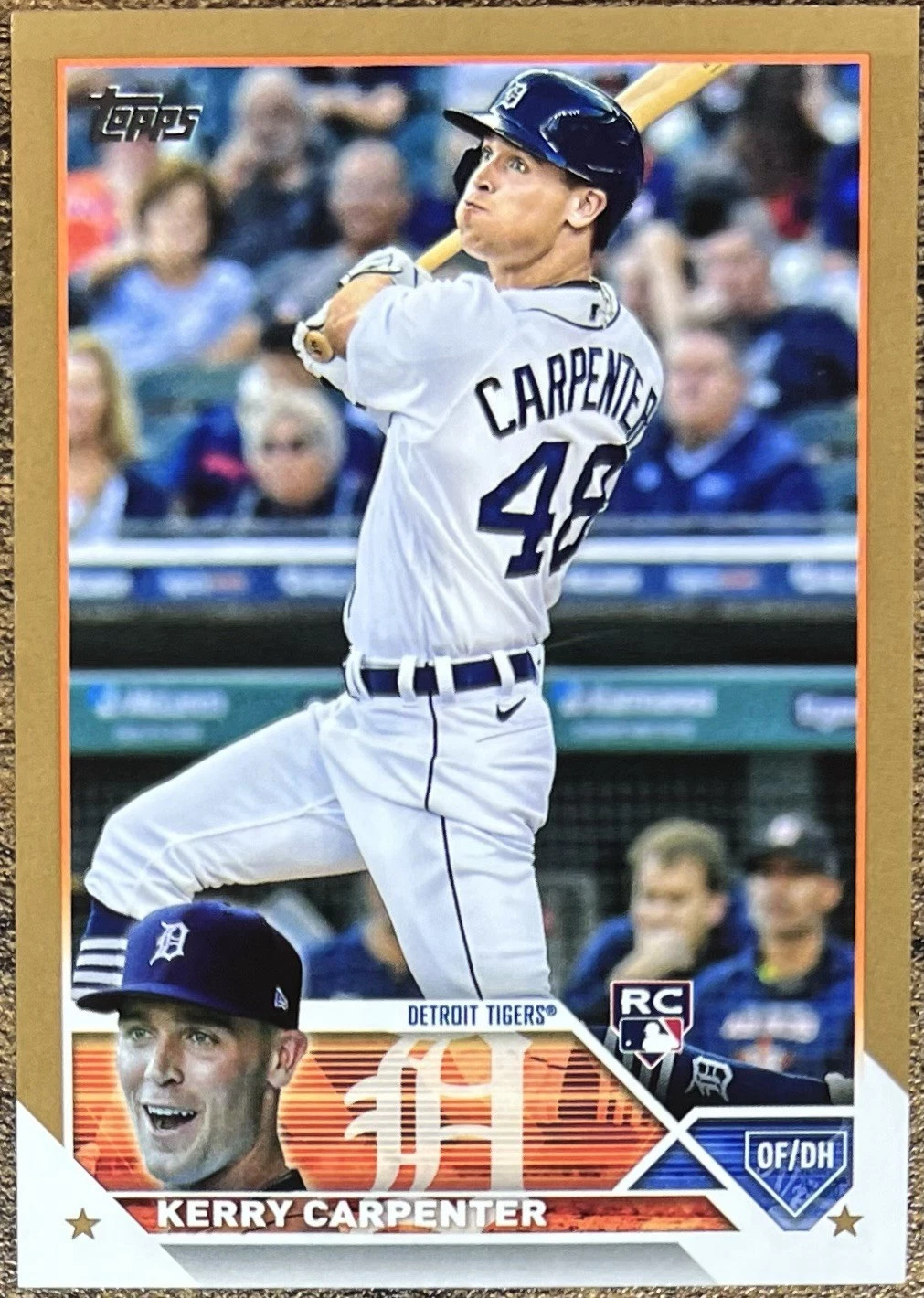 2023 Topps Series 2 Kerry Carpenter Rookie Gold #1457/2023 Detroit Tigers #394