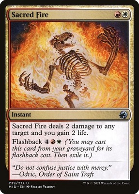 Magic MTG TCG Innistrad Midnight Hunt 2024 Sacred Fire 239/277