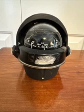 E4 Vintage AIRGUIDE Chicago USA Compass MARINE BOAT 6”