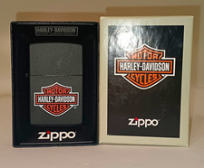 Harley-Davidson Division Logo Zippo Lighter Black Made in USA in Box