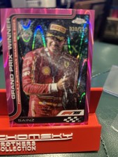 2025 Topps Chrome F1 Carlos Sainz Pink Ray Wave 030/250 #95 GP Winner Australia