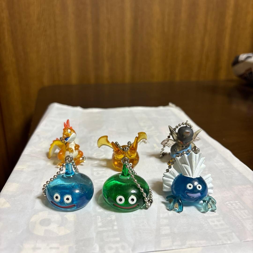 Square Enix Dragon Quest Keychain Bundle 6 Piece Set Collectible Rare