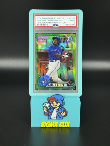Vladimir Guerrero Jr RC 05/99 PSA 9 2016 Bowman Chrome Prospects Green MINT 🟩