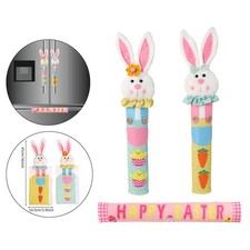 Lot de 3 poignées de porte réfrigérateur décoratives pour Pâques (bar)