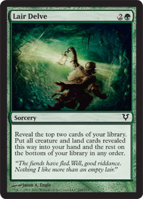 Avacyn Restored - Lair Delve - Foil