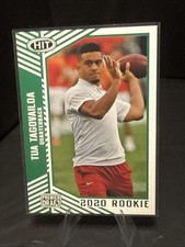 TUA TAGOVAILOA ROOKIE CARD JERSEY #13 ALABAMA RC 2020 SAGE HIT PREMIER DRAFT. rookie card picture