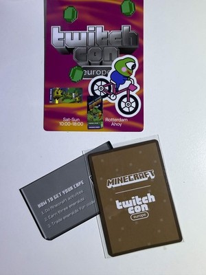 Minecraft Crafter Cape Code - TwitchCon Rotterdam 2026 Exclusive EXPIRES 30/6