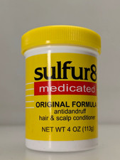 Sulfur 8 Medicated Anti-Dandruff Hair Scalp Conditioner Dandruff Control, 4 Oz