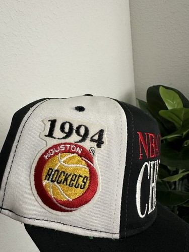 Vintage Houston Rockets 1994 NBA Champions Starter Tri-Power Snapback ...