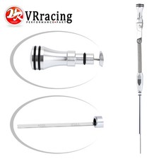 Small Block Chevy Chrome Flexible Oil Dipstick Passenger Side 305 350 1980-1995