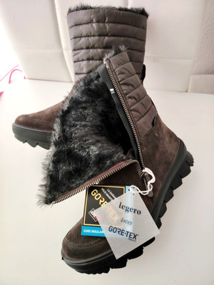 Legero Damen Novara Gefütterte Gore-tex Winter Schnee Stiefel Leder Größe 36 Neu