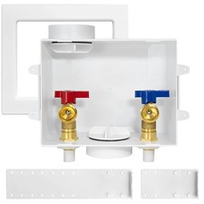 Washing Machine Outlet Box 1/2 Inch CPVC Inlet 3/4 Inch MHT Outlet Center