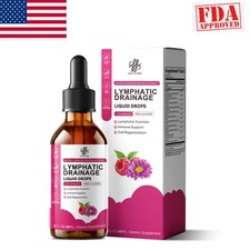 Lymphatic Drainage Supplements Drops for Immune, Lymph System,Cleanse,Detox 60ml