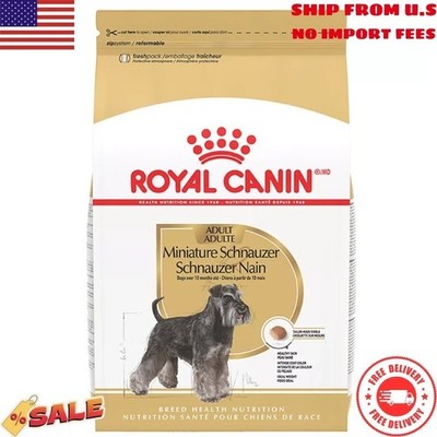 Royal Canin Miniature Schnauzer Adult Breed Specific Dry Dog Food, 10 lbs