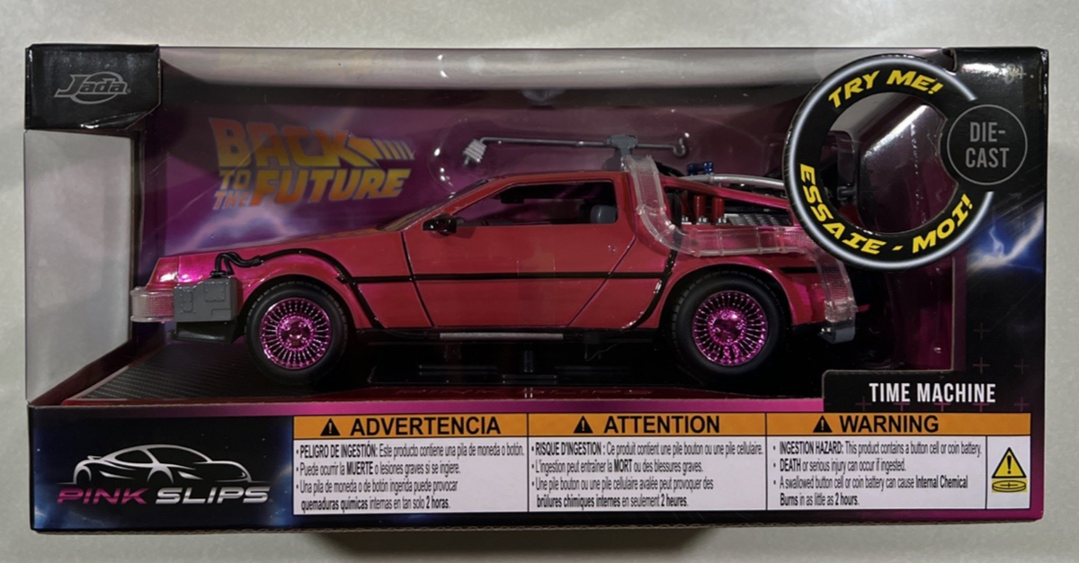 Jada 1/24 pink slips バックトゥーザフューチャー デロリアン Jada Toys Pink Slips Back to the Future Part 1 Time Machine. Yes ミニカー
