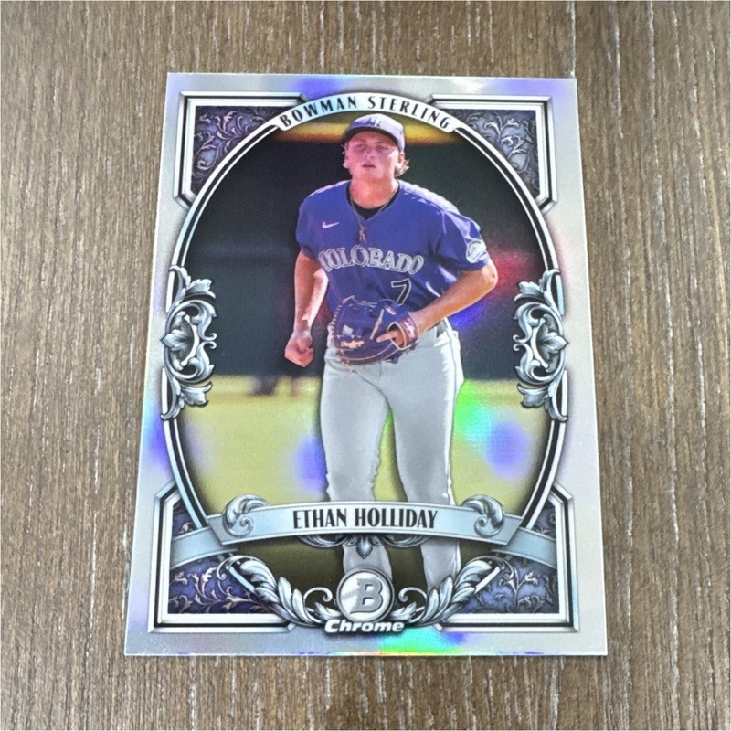 Topps Bowman Sterling 2026 Chrome Ethan Holliday #BST-11 Colorado Rockies
