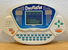 Vintage 1999 Tiger Electronics Concentration Handheld TV Travel Game- Works 100%
