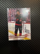 Jackson Blake 2025-26 Upper Deck Series 1 Base Card #25 Hurricanes