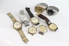 Vintage Mechanical Watches Seiko Timex SPARES/REPAIRS x 8