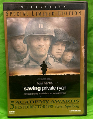 DreamWorks Saving Private Ryan DVD Widescreen Special Limited Spielberg R 1998