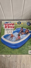 Large Inflatable Family Swimming Pool 3m (10ft) Garden Pool – New