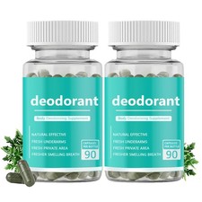 Body Deodorizing Supplement, Internal Deodorant Chlorophyll Capsules for Men ...