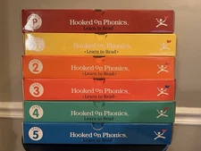 Hooked On Phonics Learn to Read Sets - 1 - 5 w/ Parents Toolbox - Tapes  - 1998