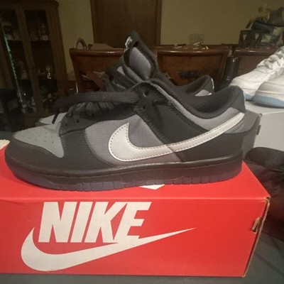 Nike Dunk Low Anthracite/Pure Platinum Men's Low Top Lace-Up Nubuck FV0384-001