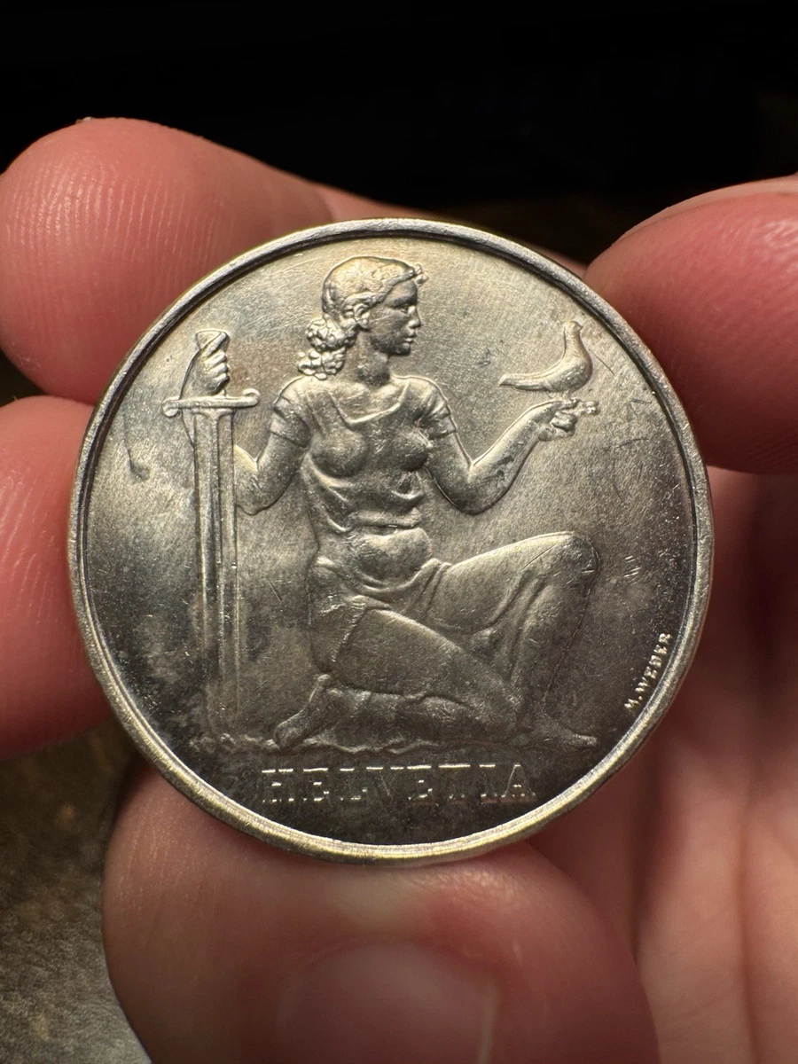 Silver 1936 Year Swiss Coins for sale | eBay