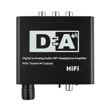 2 RCA Audio Control Converter Digital to Analog Optical to Coaxial Birectional