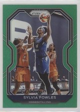 2021 Panini Prizm WNBA Green Prizm Sylvia Fowles #19 4z8