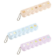 Rilakkuma Sumikko Gurashi Pill Case Organizer   Cute San-X Japan Travel Box