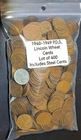 Lot Of 400, 1940-1949 P,D,S, Wheat Cents, W/1943 Steel Cents, See Description