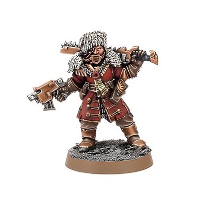 GW Warhammer 40000 40K Imperiale Garde Astra Vostroyan Kommandant mit Kettenschwert