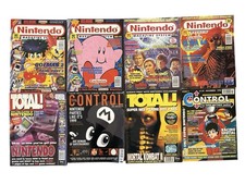 Nintendo Vintage Video Games Magazine Job Lot Of 8 Issues Control Total Etc