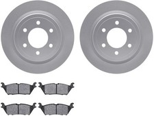 For Lincoln Navigator Brake Pad and Rotor Kit Dynamic Friction 75722BCKZ