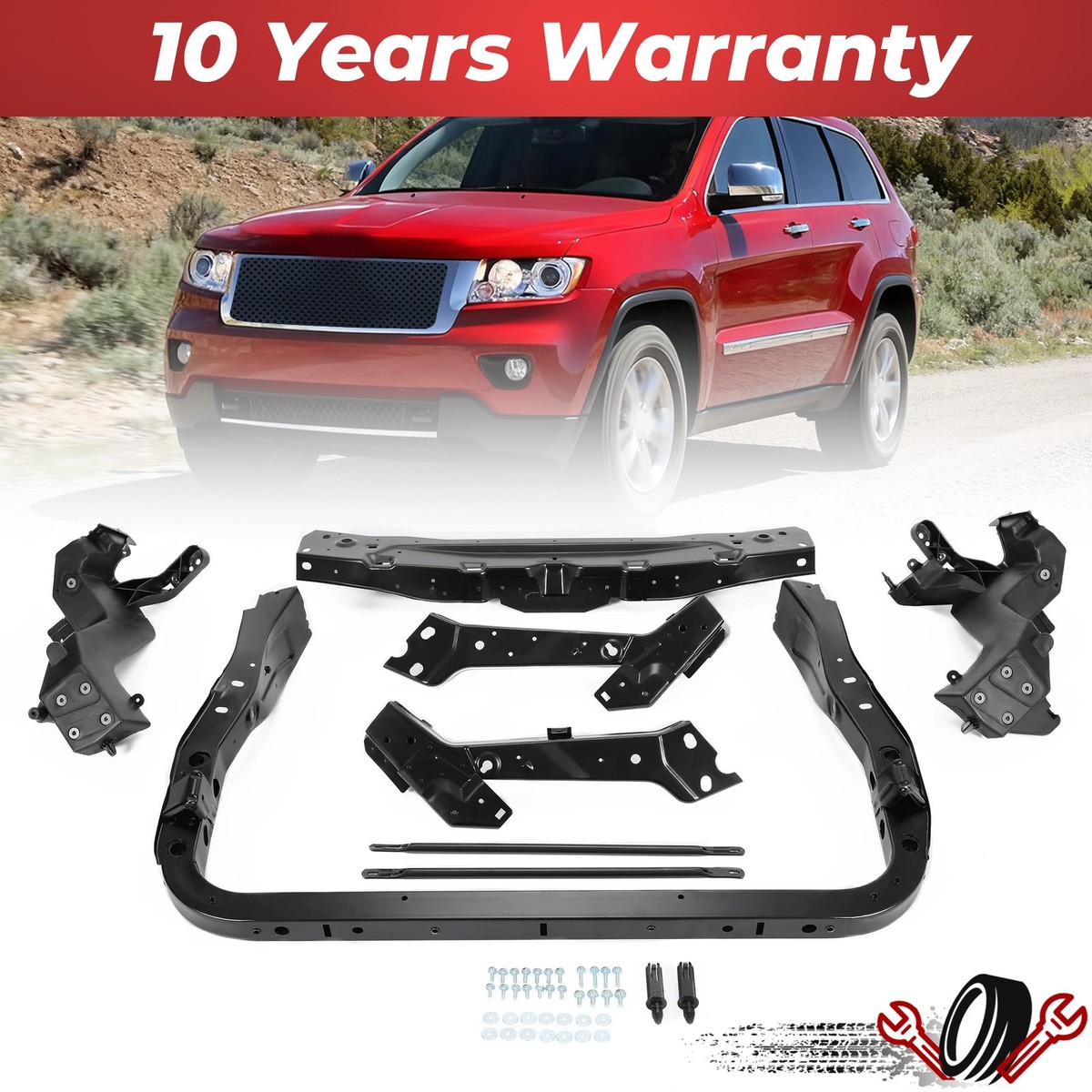 Fit Jeep Grand Cherokee 2011-2022 2014 2015 Radiator Support Steel