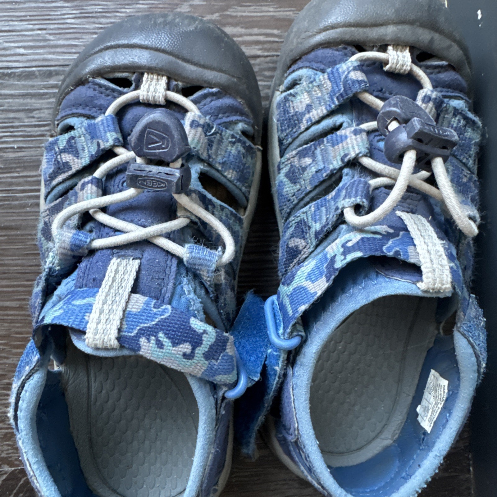 Sandali Keen TG 13 bambino blu ragazzo acqua spiaggia montagna scarpe punta chiusa