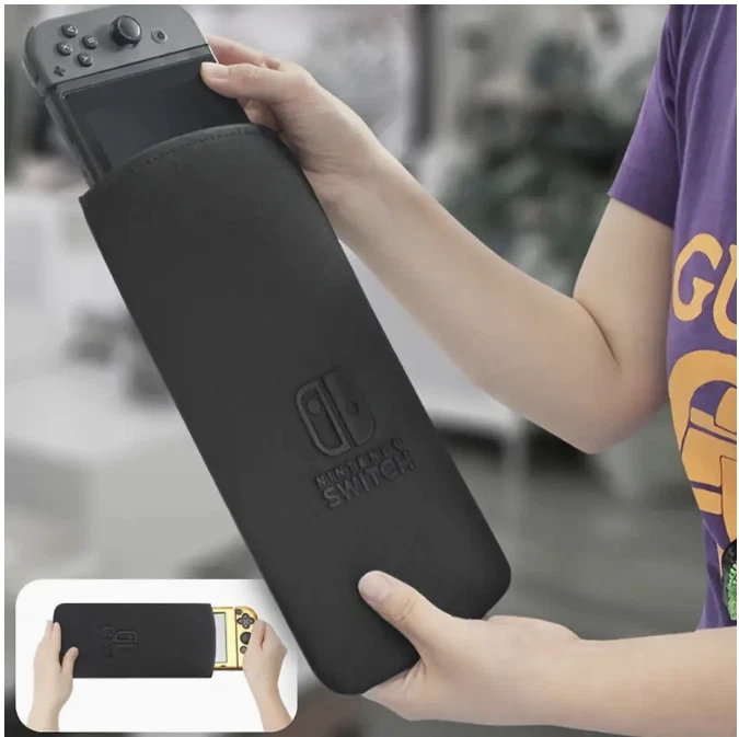 for Nintendo Switch | OLED - Neoprene Cloth Pouch Protective Sock Case Cover - Image 2 of 4