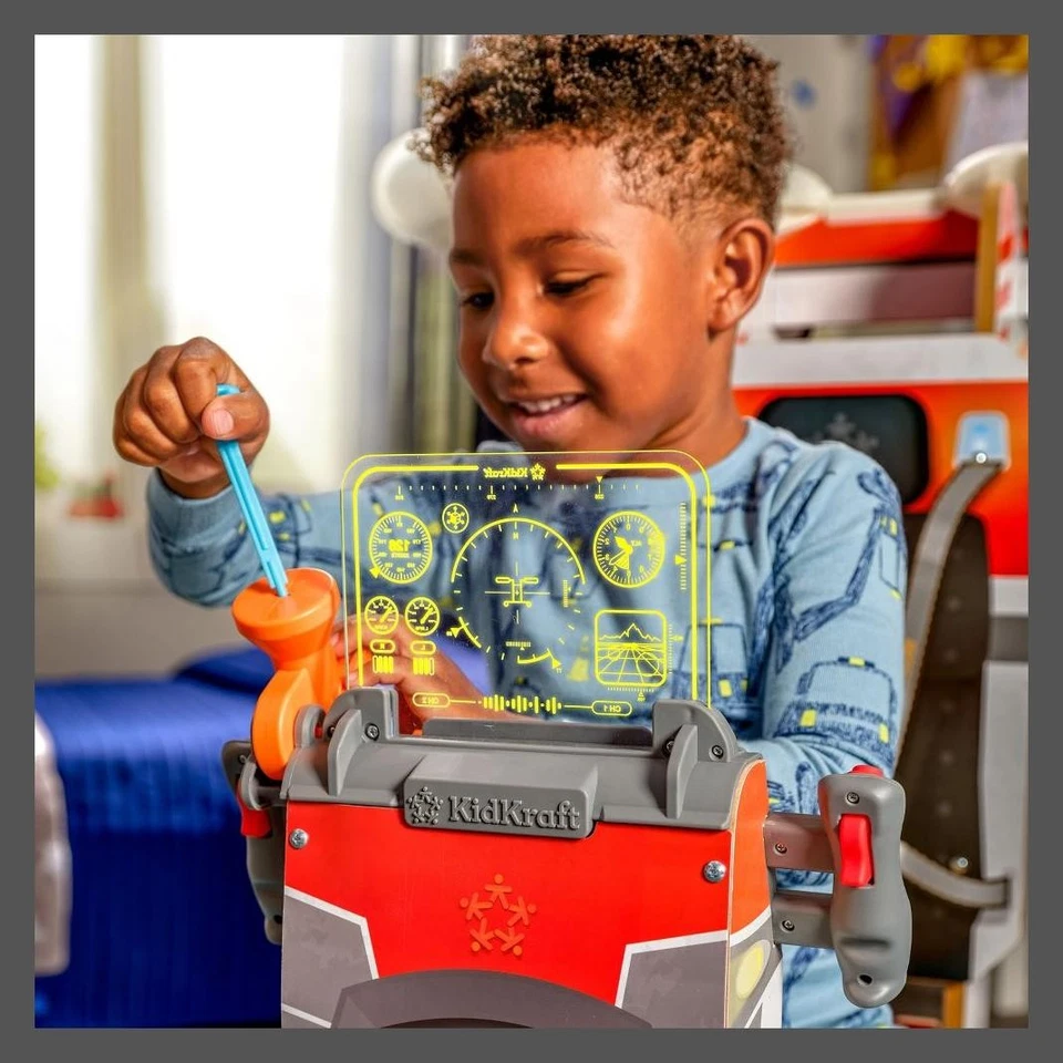 KidKraft Kids Ultimate Helicopter Pretend Play Set Premium Immersive Toys - Image 3 of 4