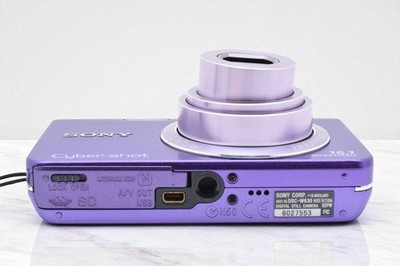 Sony Cyber-shot DSC-W630 Digital Camera 16.1MP Violet Compact used