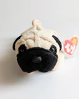 Ty Beanie Baby Original Pugsly the Pug Dog 1996 Retired Vintage 8" Plush Toy
