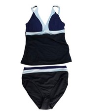 Tommy Bahama Color Block V-Neck Tankini Top And Bottom Small NWT 204 Beach UPF