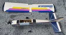 Vtg HOBBICO SUPERSTAR 40 RC Trainer Aircraft Assembled w/OS LA 46 Seized Engine