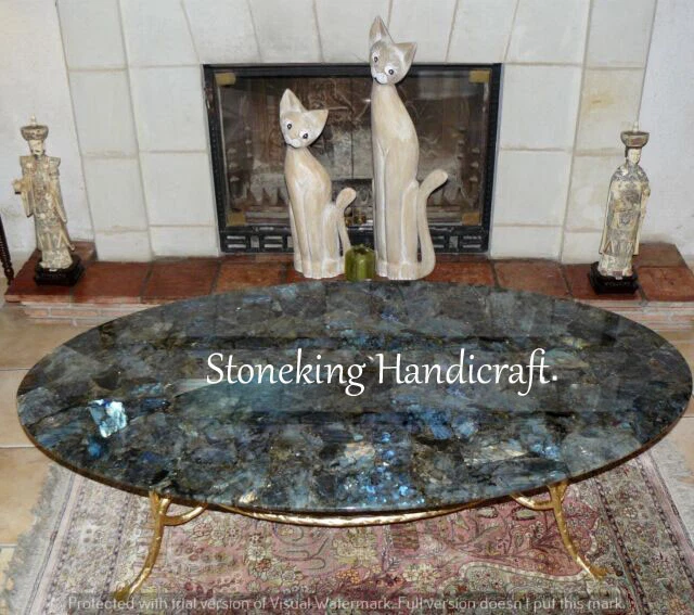 Oval granite coffee table online