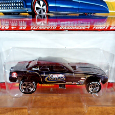 Hot Wheels Classics Series 2 Plymouth Barracuda Funny Car Purple